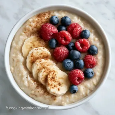 Porridge d'Avoine aux Fruits en 15 Min Fiche recette