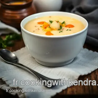 Potage de Potiron et Ch&acirc;taignes Velout&eacute; : Mon Recette R&eacute;confortante Fiche recette