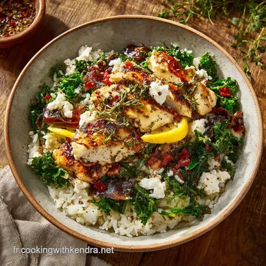 Repas Rassasiant Sous 400 Calories Avec Poulet Fiche recette