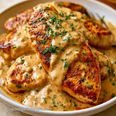 Poulet &Agrave; La Moutarde Onctueux Fiche recette