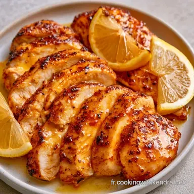 Poulet au Citron Rapide 25 min Fiche recette