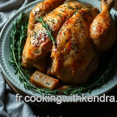 Poulet au Four Parfum&eacute; aux Herbes de Provence: Un Classique R&eacute;confortant Fiche recette
