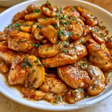 Poulet Aux Champignons en 35 Minutes Fiche recette