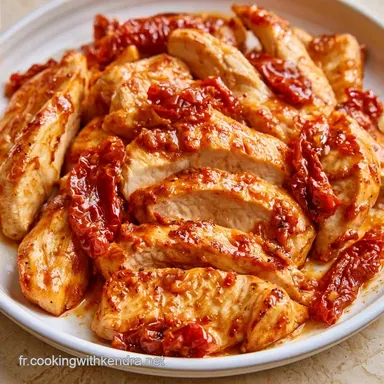 Poulet Tomates S&eacute;ch&eacute;es en 30 Minutes