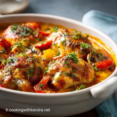 Poulet Basquaise : Recette Traditionnelle en 80 Minutes Fiche recette