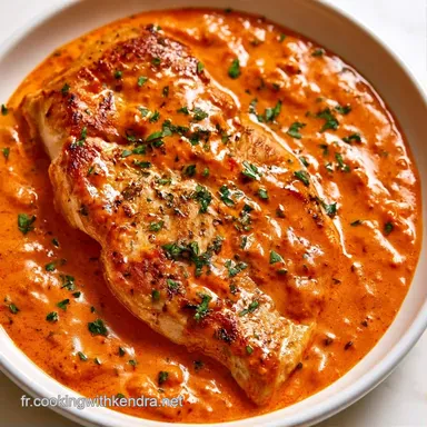 Poulet Cr&egrave;me Poivron en 35 Minutes Fiche recette