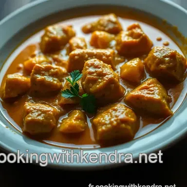 Poulet Curry Cr&eacute;meux : Une Recette Savoureuse et R&eacute;confortante Fiche recette