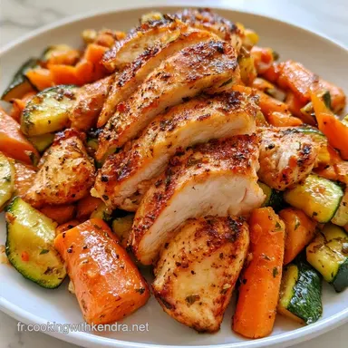Poulet &Eacute;minc&eacute; L&eacute;gumes pour 4 Personnes