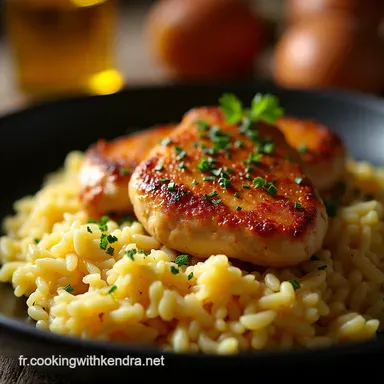 Poulet au Miel et &agrave; la Moutarde avec Riz Recette Facile et R&eacute;confortante Fiche recette