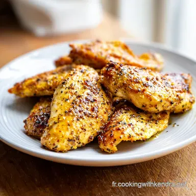 Poulet &agrave; la Moutarde au Four pour 4 Portions