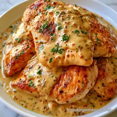 Poulet Moutarde Miel en 25 Minutes Fiche recette