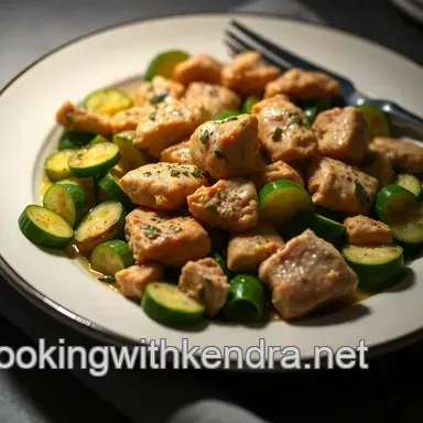 Poulet Saut&eacute; aux Courgettes : Mon Secret pour un D&icirc;ner Healthy et Savoureux Fiche recette
