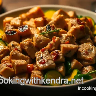Poulet Saut&eacute; aux Courgettes : Mon Secret pour un D&icirc;ner Healthy et Savoureux