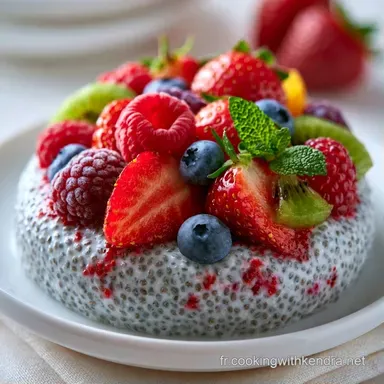 Pudding Chia Coco pour 3 Portions Fiche recette