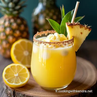 Punch Tropical Ananas Limonade Mon Ap&eacute;ro Coco Pr&eacute;f&eacute;r&eacute;
