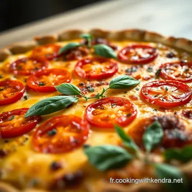 Ma D&eacute;licieuse Quiche au Thon et Tomates Facile Fiche recette