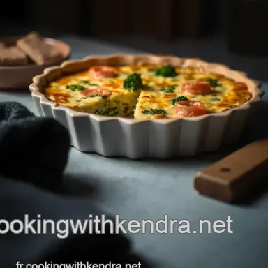 Quiche Brocoli et Saumon : Une D&eacute;li-cieuse &Eacute;vasion Culinaire Fiche recette