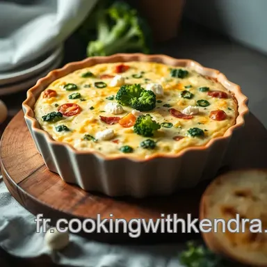 Quiche Brocolis Ch&egrave;vre : Un D&eacute;lice Savoureux &agrave; La Fran&ccedil;aise Fiche recette