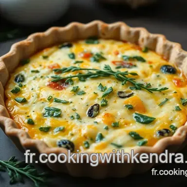 Quiche Ch&egrave;vre et &Eacute;pinards : Une Recette Facile et Savoureuse &agrave; Tester