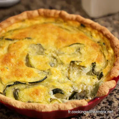 Quiche Sans Pte aux Courgettes Ma Recette Facile et Gourmande Fiche recette