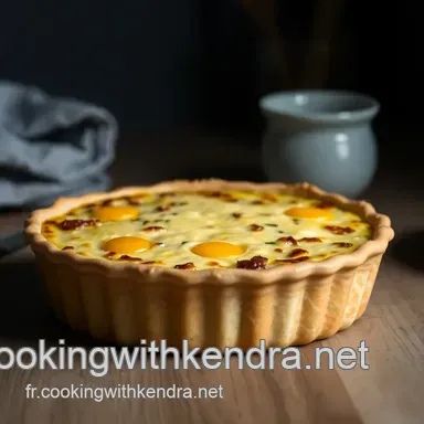 Recette Quiche Lorraine Classique : La Tradition Fran&ccedil;aise R&eacute;v&eacute;l&eacute;e Fiche recette