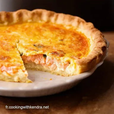 Quiche Poireaux Saumon La Lorraine Revisit&eacute;e Facile Fiche recette