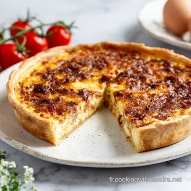Quiche Lorraine Traditionnelle pour 6 Personnes Fiche recette