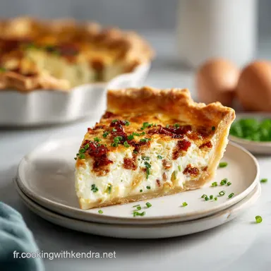 Quiche Lorraine Traditionnelle pour 6 Personnes