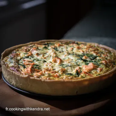 Quiche au Saumon &Eacute;pinard Facile: Le Secret d'une Quiche Royale! Fiche recette