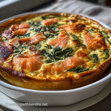 Quiche Saumon &Eacute;pinard : Recette Facile et Cr&eacute;meuse Maison Fiche recette