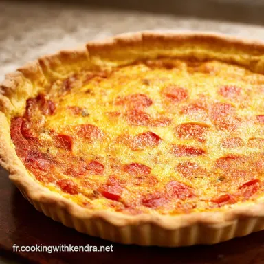 Quiche Thon Moutarde Tomates Mon Secret Riviera Facile Fiche recette