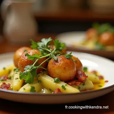 Rago&ucirc;t de Choux de Bruxelles Cr&eacute;meux aux Lardons Recette Facile Fiche recette