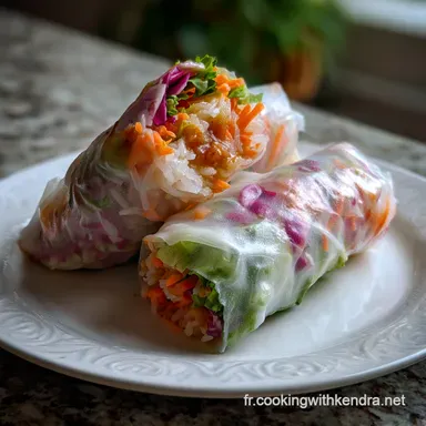 Feuille de riz : Rouleaux de printemps parfaits (35 min) Fiche recette