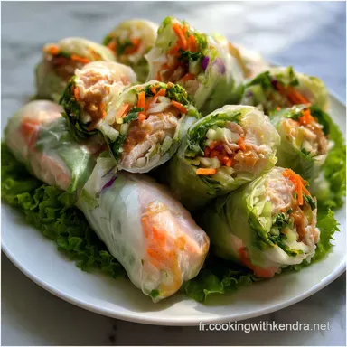 Feuille de riz : Rouleaux de printemps parfaits (35 min)