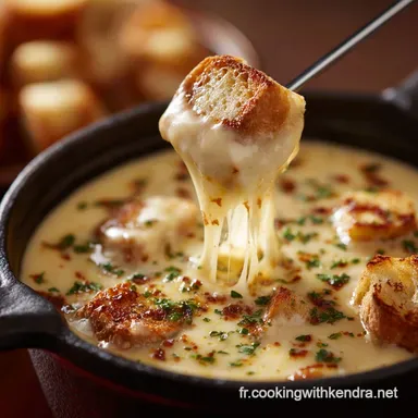 Fondue savoyarde : La Recette Authentique, Cr&eacute;meuse et Facile Fiche recette