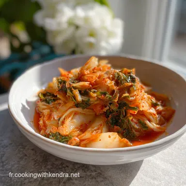 Recette Kimchi Maison pour 4 Portions Fiche recette
