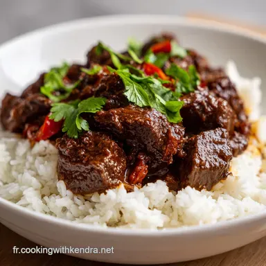 Recette Maf&eacute; Traditionnelle S&eacute;n&eacute;galaise pour 6 Portions