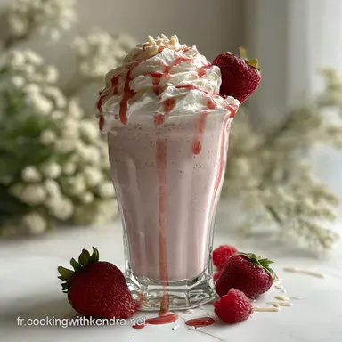 Recette de Milkshake : Velout&eacute; en 5 Min Fiche recette