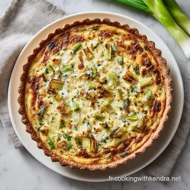 Recette Quiche Aux Poireaux pour 6 Portions