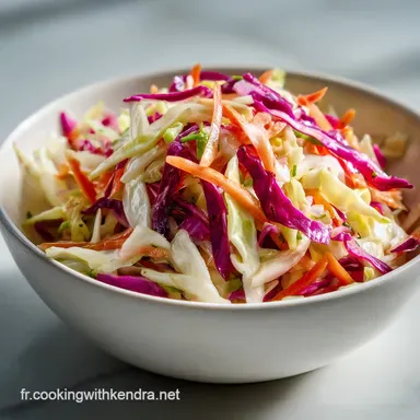 Salade Coleslaw Facile pour 6 Portions Fiche recette
