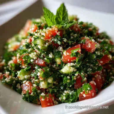 Recette Taboul&eacute; Libanais Traditionnel Ready in 30 Min