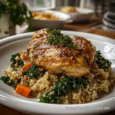 Construire un repas &eacute;quilibr&eacute; au poulet in 25 Minutes Fiche recette