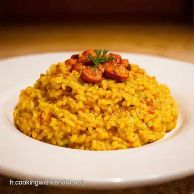 Risotto au Chorizo La Recette Facile qui Va Vous Faire Voyager Fiche recette