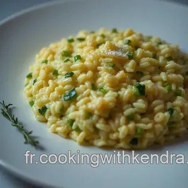 Risotto Cr&eacute;meux aux Courgettes : Mon Plat R&eacute;confortant Pr&eacute;f&eacute;r&eacute; Fiche recette