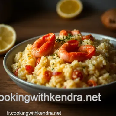 Risotto aux Crevettes: Cr&egrave;me et Zeste de Citron pour &Eacute;blouir vos Invit&eacute;s Fiche recette