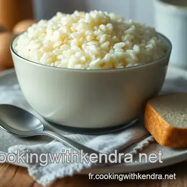 Riz au Lait &agrave; l'Ancienne de Ma Grand M&egrave;re: Le Go&ucirc;t de l'Enfance Fiche recette
