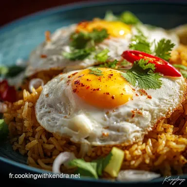 Riz aux &oelig;ufs : Recette facile et rapide (18 min) de chef