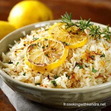 Riz grec La recette facile et lumineuse au citron frais Fiche recette