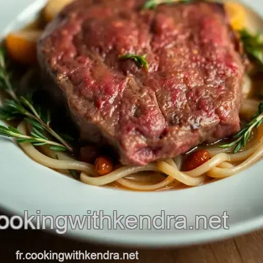 R&ocirc;ti de Boeuf Tendre : Temps de Cuisson Facile et Go&ucirc;t Parfait Fiche recette