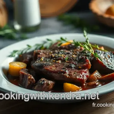 R&ocirc;ti de Boeuf Tendre : Temps de Cuisson Facile et Go&ucirc;t Parfait